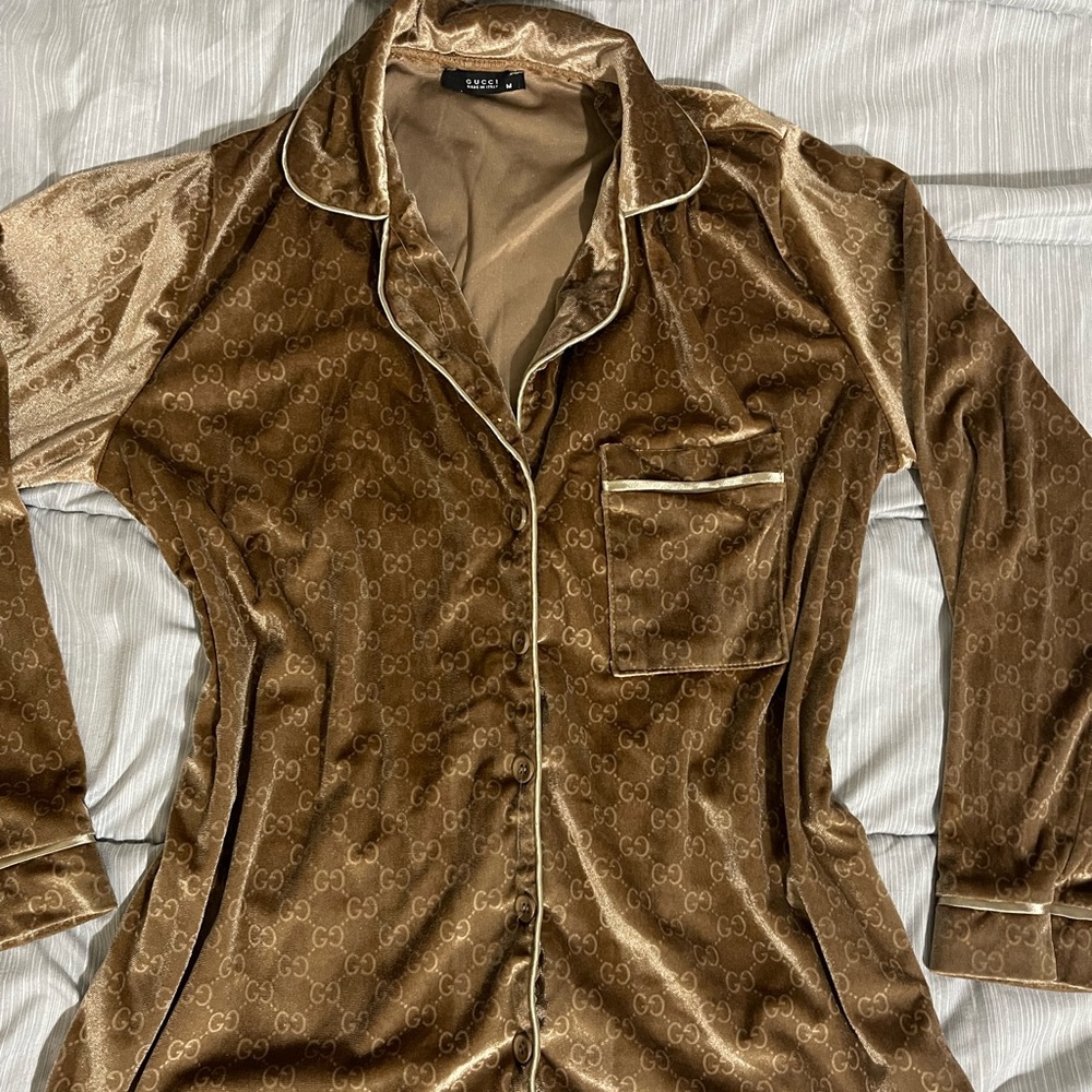 Copy Gucci Velvet pajama